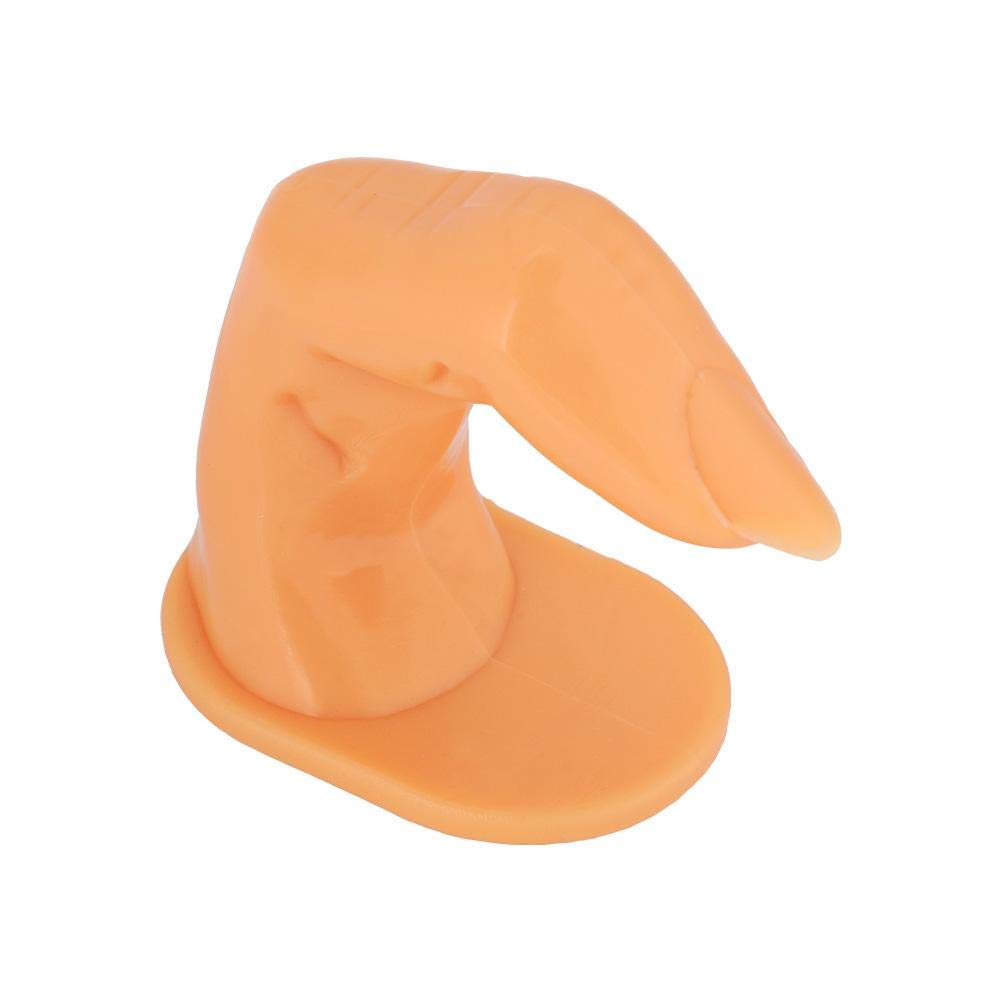 ANGGREK Practice Fingers Nail Art Training ABS Plastic Fake Fingers Model Practicing Nail Art False Tips Display Tool Acrylic UV Gel Manicure Nails With Nail