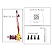 HICTOP Assembled Extruder Hot End,1.75mm Filament, 0.4mm Nozzle, 12V 40W Heater, NTC Thermistor Hotend for Creality Ender 3/3Pro CR-10/10S 3D Printer