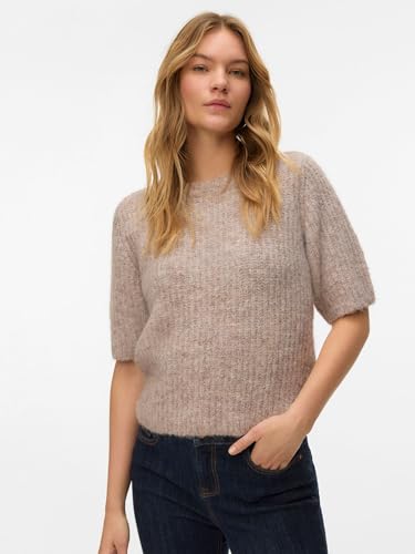 VERO MODA Vmawsome 2/4 O-Neck Pullover Noos Vmawsome Noos – Women's Crew Neck Sweater 2/4 (Pack of 1)