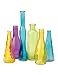 Gardener's Supply Company Glass Bottle Tree Bottles Pastel, Set of 6 primary