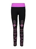 Crush Girls Seamless Yoga Pants Size 7-16 - Purple