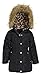 Steve Madden Girls Winter Down Alternative Hooded Long Bubble Puffer Jacket Coat