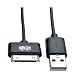 TRIPP LITE 30-Pin to 10'' USB Sync Charge Cable Apple MFi Certified, Black (M110-10N-BK) primary