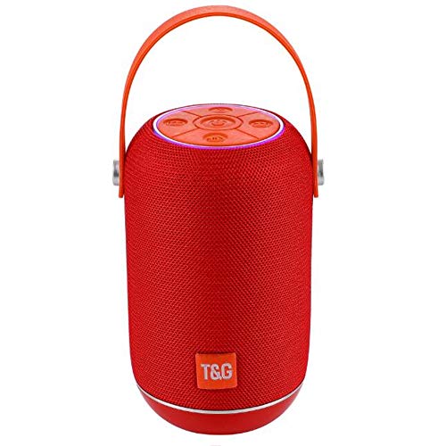Haut-Parleur Portable Bluetooth étanche Voyage en Plein airHaut-Parleur Bluetooth sans Fil Rouge 152mmx99mm
