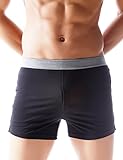 David Archy 2 Pack Men's Comfy Modal-Cotton Boxer Shorts