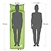 Koolsen Self-Inflating Sleeping Pad for Camping Backpacking Fishing and Climbing, Lightweight Camping Pad with Pillow, Green