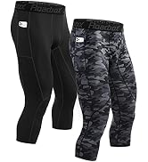 Roadbox Mens 3/4 Compression Pants 