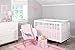 Little Love by NoJo Separates Collection Solid Crib Skirt, Pink