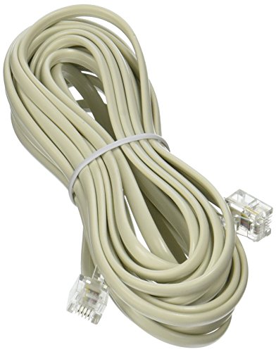 AUDIOVOX TP231NV Modular Line Cord, 15-Feet,Ivory