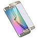 Samsung Galaxy S6 Edge Screen Protector , cresawis Samsung Galaxy S6 Edge Tempered Glass ,High Definition 3D Curved, Full 100% Coverage(GOLD)
