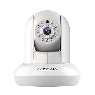 Foscam FI9821P Plug & Play 1.0 Megapixel 1280 x 720 Wireless/Wired Pan/tilt IP Camera with IR-Cut