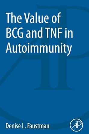 The Value Of Bcg And Tnf In Autoimmunity 1 Denise