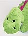 goDog Dinos Bruto with Chew Guard Technology Durable Plush Dog Toy, Large, Green