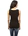 PattyBoutik Mama Zip Front Empire Waist Maternity Tank Top