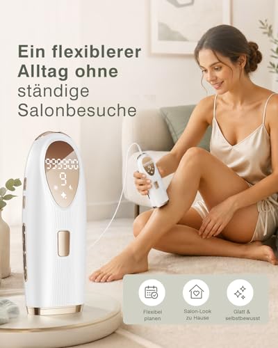 TIIMAGIC IPL Devices Hair Removal - Painless Hair Removal Device | 5°C ice cooling contact, long-lasting results, 86% hair reduction in 3 weeks for body, face, bikini, armpits, legs