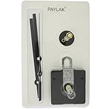 Clock Movement Quartz Square Straight Black Hand Shaft 1/2