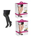 4-Pairs of Just My Size JMS Smooth Finish Regular Pantyhose, Off-Black, 4x