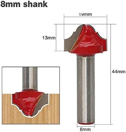 Nologo Huhui Qiutouxidao 1pc 8 Mm Shank 2 Flutes A Billes Nez Fraises Tungstene Bois Outils Fraise For Bois Router Bits Size As Show Amazon Fr Cuisine Maison