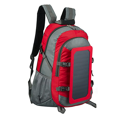 Solar Powered Backpack Hiking Backpack With Solar Panel Charger