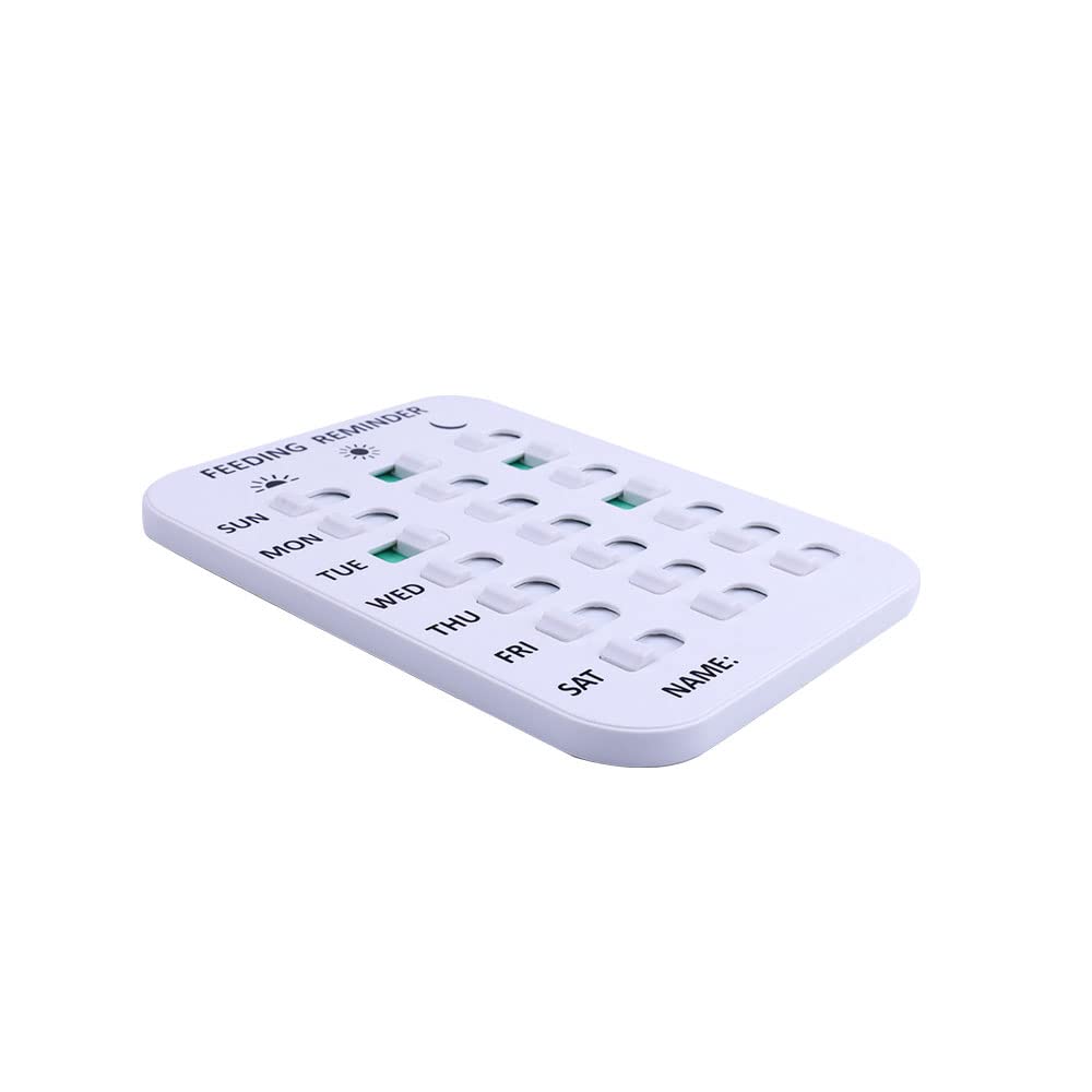 BDHI Dog Feeding Reminder Pet Feeding Chart with Stickers Daily Indication Chart Feed Your Pets Double Sided Tape Magnets for Prevent Overfeeding or Obesity Care For Your Pets(Y10-1)