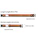Adjustable Travel Luggage straps Suitcase Belts for Travel Bag Accessories With Address Tag 2Pack (Multicoloured)