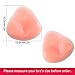 Silicone Bra Insert V-Shaped Breast Enhancer Waterproof Chest Enhancement Push Up Pads for Bra/Bikini, Skin