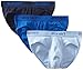 2(X)IST mens Essential Cotton No Show 3-pack Briefs, Navy/Cobalt/Porcelain, Small US