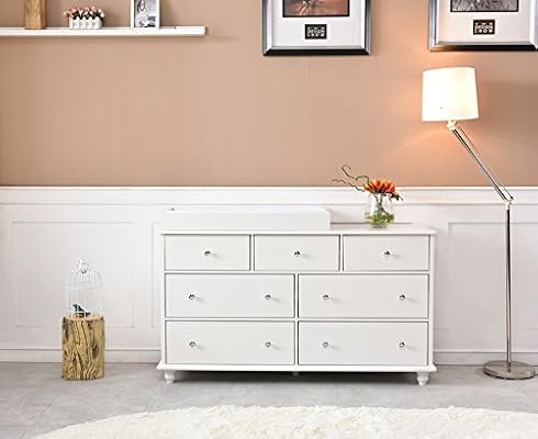 Hallam 7 Chest Of Drawers With Removable Change Table Top With Pad