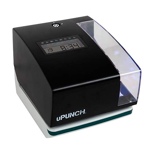 uPunch Digital Time Clock and Date Stamp with 50 Time Cards, 1 Ribbon & 2 Keys (CR1000) Pricepulse