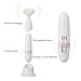 Cosomo Facial Brush Cleansing System Body Electric Massager Exfoliating Reviatlizing Waterproof Microdermabrasion Exfoliator Pore Minimizer Acne Dark Spots and Blackheads with 1 battery, White