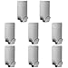 16 PCS Wall Hooks Hangers Self Adhesive Hooks, Heavy Duty Wall Hooks Stainless Steel Waterproof Hanger for Bathroom Kitchen Wardrobe and Dedroom