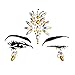 6 Sets Festival Rave Face Gems Glitter,Rhinestone face gems, Face Body Temporary Tattoos