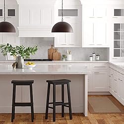 Amazon Basics Solid Wood Saddle-Seat Kitchen