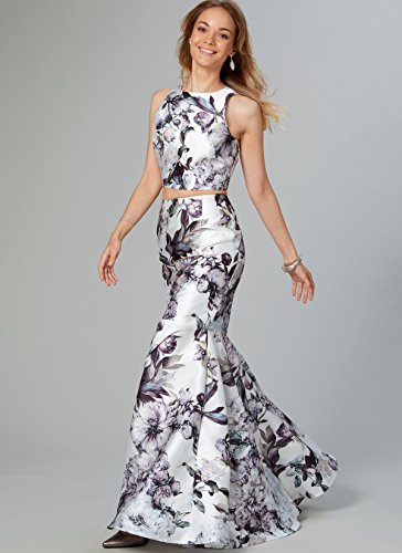 McCall's Patterns M7540E50 Misses' Princess Seam Top/Trumpet Dress and Skirt/and Tulip-Back Jumpsuit - Thumbnail 5