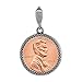 Sterling Silver Penny Bezel 19 mm Coins Prong Back Illusion Edge 1 Cent Coin NOT Included