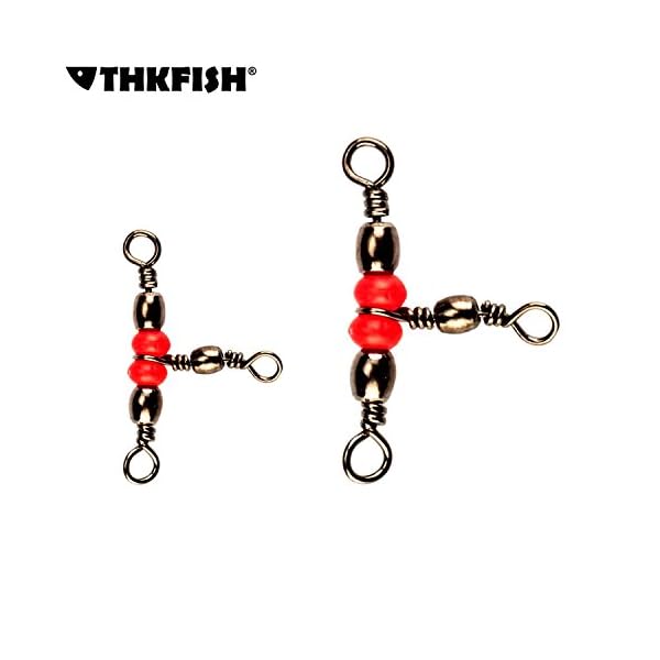 50Pcs-5-55lbs-3-Way-Red-Brass-Fishing-Barrel-Triple-Swivels-Fishing-Tackle-5
