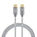 CableCreation Short USB C Cable 1FT 60W USB C to USB C Fast Charging Cable Short USB Type-C to C Cable Braided 3A 480Mbps Data for MacBook Pro Air iPad Air Pro S21/S20 Pixel 4/5 etc. Space Gray