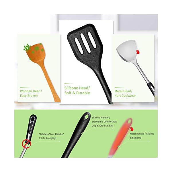 Kitchen-Cooking-Utensils-Set-with-Holder-Oudekay-48-Pack-Silicone-Cooking-Utensils-for-Nonstick-Cookware-Heat-Resistant-Spatula-Set-Dishwasher-Safe-Kitchen-Gadgets-Cookware-Tool-Set Kitchen Cooking Utensils Set with Holder, Oudekay 48 Pack Silicone Cooking Utensils for Nonstick Cookware Heat Resistant…