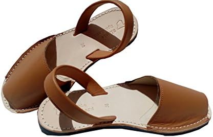 Simple Spaniard Avarcas Brown Leather Sandals (US 9)