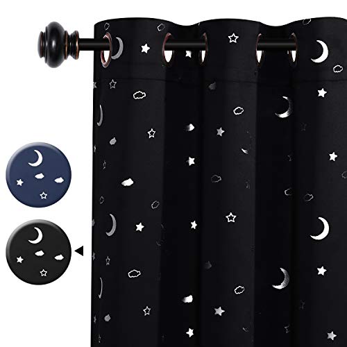 H.VERSAILTEX 100 Blackout Curtains Thermal Insulated Room Darkening