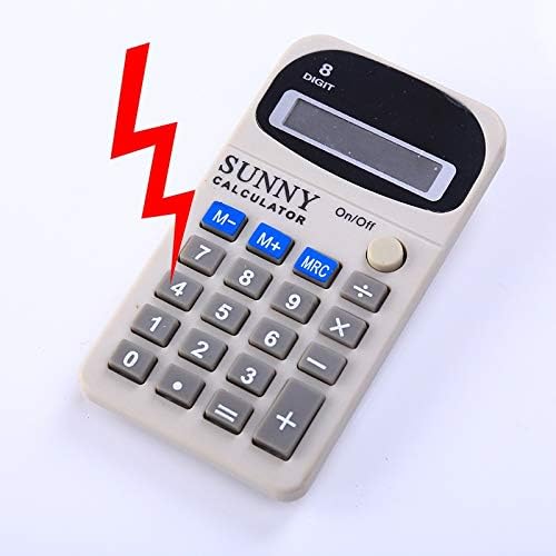Ocamo Funny Shocking Toy Electric Shocker Fake Calculator Trick Prank Toy