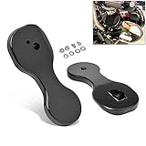 HIYOYO One Pair Black Spare Mirror Bracket Adapter