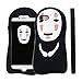 iPhone 7 Case, MC Fashion Cute 3D Japanese Cartoon Spirited Away Kaonashi No-Face Soft Silicone Phone Case Skin for Apple iPhone 7 (2016) and iPhone 8 (2017) (No-Face)