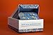 Miswak Club 100% Cotton Bow Tie & Pocket Square Set for Men, Blue Print