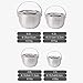OutKeeper Camping Cookware Set, Compact Stainless Steel Campfire Cooking Pots and Pans, Camping Cookware Mess Kitthumb 3
