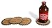 Bike Chain and Bamboo Coasters by Resource Revival | Eco-friendly Rustic Modern Coaster Created for the Adventurer - Set of 4
