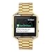 Fitbit Blaze Band,VIGOSS Women Men Fitbit Blaze Accessories Band with Metal Frame, Stainless Steel Replacement Strap for Men or Women Fitbit Blaze Fitness Smartwatch­ (Metal Gold+Frame)