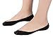 Ndoobiy 6 Pairs Women’s No Show Socks Nonslip Invisible Socks Low Cut Liner Summer Socks for Flats High Heels Black