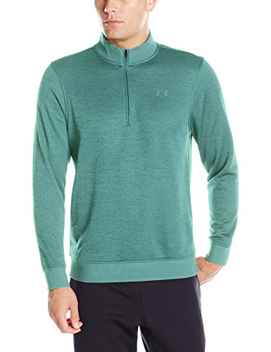 Under Armour Men's Storm Sweaterfleece 1/4 Zip Top, Aegean Green/Aegean Green, Large