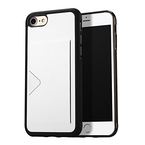 iPhone 7 Case, Pouches Pouches Protective Armor Defender Anti-Slip Shock-proof Scratch Resistant Pouches Bumper Back Case Cover for iPhone 7 (White)